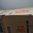 Medline Lightweight Foldable Transport Wheelchair with Handbrakes and 12-Inch Wheels, Blue Frame, Black Upholstery