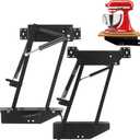 Mixer Lift for Cabinet Heavy-Duty, Soft-Close Appliance Lift with Locking Mechanism, Max Load 65lbs, Kitchen Cabinet Storage Solution for Mixers & Small Appliances