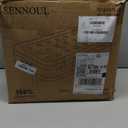 Twin Air Mattress with Built-in Pump,Fast & Easy Inflation/Deflation Inflatable Mattress, Foldable Blow Up Mattress with Storage Bag, Inflatable Bed for Home, Camping & Guests,16"/550lbs Max