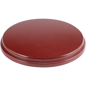 FINGERINSPIRE Round Wood Base (Saddle Brown, Diameter 6 inch, Thick 0.6 inch) Wood Display Base for Gemstone Jewellery, Round Wood Plaque Base Riser Farmhouse Decor for Mini Vase Display