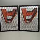 Wiscet 18x24 Picture Frame Set of 2, Display Pictures 16x20 with Mat or 18 x 24 Poster Frame Without Mat, Wall Gallery Photo Frames, Black