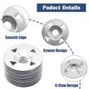 200 Pcs Foam Board Fasteners Kit Washers for Insulation Foam Board Panels 100Pcs 1-1/8 Inch Galvanized Steel Washer and 100Pcs Screws for Fixing Fastening and Supporting Hardware Set for Foam Board