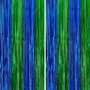 2 Pack 3.3x6.6ft Blue Green Metallic Tinsel Foil Fringe Backdrop Door Streamers Birthday Soccer Halloween Bachelorette Graduation Video Game Baby Shower Dinosaur Football Birthday Party Decoration