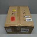 DLLT Caged Ceiling Fan with Lights: 26" Bladeless Fandelier with Light and Remote - Black Industrial Chandelier Fan Light for Bedroon Living Dining Room Kitchen