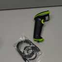 Tera Barcode Scanner Wireless Versatile 2-in-1 (2.4Ghz Wireless+USB 2.0 Wired) with Battery Level Indicator 328 Feet Transmission Distance Rechargeable 1D Laser Bar Code Reader USB Handheld (Green)