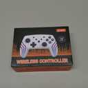 MYSTILUCK Wireless Pro Controller for Switch/Switch 2/Lite/OLED/PC, Gamepad with 7 Color-Changing RGB Lighting/Dual Vibration/6-Axis Gyroscope/Turbo, Ergonomically Designed Precise Joystick