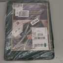 ZOBER Christmas Ornament Storage Box - Stores 128 3" Ornaments with Individual Trays - Tear Proof 600D Oxford Fabric - ornament organizer storage box, Durable Christmas Containers Holder - Green