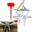 Upgrade Mole Traps that Work Best Trap Scissor with Longer Spring, Durable and Reusable Easy Mole Trap for Lawn Protection 1 Pack