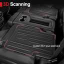 Backrest Mat for Honda Pilot 2023-2025 2026, 2nd Kick Mats for Acura MDX 2022-2026