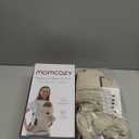 Momcozy Newborn Baby Carrier - Ergonomic, Cozy and Lightweight Carrier for 7-24lbs, Adjustable Neck Support with Sunshield, Breathable Airmesh Perfect for Summer Outing, Khaki