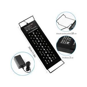 Aquarium Lighting, LED Full Spectrum Aquarium Light 18W 30cm with EU Plug with Timer, Dimmable Brightnesses LED Light for Underwater Lighting Waterproof IP68 Aquarium Fish Tank