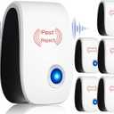 6 Pack Ultrasonic Pest Reject Indoor Mouse Repellent Pest Repellent Ultrasonic Plug in for Spiders, Mices, Mosquitoes, Roaches, Mouse, Rodent, Bugs, Ants, Flies