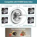 Shower Trim Kit Compatible with 1300/1400 Series, 1 Handle, Long Sleeve (Valve& Catridge Not Inclued), Chrome