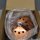 ENLOY Compost Bin for Kitchen Countertop, 1.3 Gallon Matte Copper Stainless Steel Compost Bucket with Lid, Odorless Food Waste Bucket with 2 Charcoal Filters, Indoor Compost Pail with SOFT-GRIP Handle