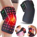 Red Light Therapy for Knee, Astarexin 72 LED Knee Wrap 3000mAh Rechargeable, Cordless Infrared Light Therapy Knee Brace Therapy Pad for Knee Shoulder Elbow Joint Relief, FSA or HSA Eligible (free size)