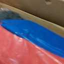 Giant 4 Row Game with Carrying Bag and Mesh Fabric .Giant 4-to-Score Game Set Suitable for Indoor and Outdoor Holiday Parties and Family Gatherings. Blue red, Large