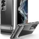 ESR for Samsung Galaxy S22 Ultra Phone Case, 3 Stand Modes Kickstand for S22 Ultra Cover, Military-Grade Drop Protection, Slim Fit, Boost Series Case, Clear