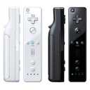 TIANHOO Remote Controller for Wii & Wii U, with Silicone Case and Wrist Strap, 2 pack (White & Black)