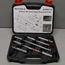 BILITOOLS 6 Piece 3/8-Inch Drive Magnetic Swivel Spark Plug Socket Set-includes 9/16-Inch, 5/8-Inch, 14mm, 16mm Socket & 3/8-inch Drive with 6-Point and 12-Point, CR-V
