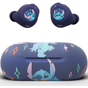 Disney Lilo and Stitch Bluetooth Earbuds w/Charging Case- Wireless Headphones w/Built-in Mic+ Up to 30 Hrs Playtime- Lilo and Stitch Gifts for Girls,Boys,Women,Men,All Fans of Lilo and Stitch Stuff