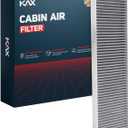 KAX Fresh Breeze Cabin Air Filter, CF10141 Replacement for Chevy Equinox 2005-2009, Vue 2002-2007, Torrent 2006-2009, XL-7 2007-2009, w/ Activated Carbon Passenger Compartment Air Filter