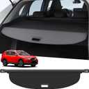 ZZEQYG Cargo Cover for 2014-2020 Nissan Rogue Accessories Retractable Cargo Cover Trunk Cover All Weather Shielding Shade Cargo Luggage Cover (2014-2020 Nissan Rogue(Carbon Fiber))