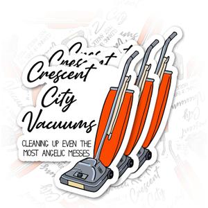 Set 3Pcs Crescent City Vacuums Sticker Crescent City Stickers House of Earth and Blood Booktok Bookish Funny Stickers Waterproof Die-Cut Vinyl Sticker for Water Bottle Phone Laptop (3 Inches)