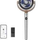Dreo Standing Fan, 120°+120° Smart Oscillating Floor Fans with Wi-Fi/Voice Control, 90 ft Fan For Bedroom, DC Motor Quiet Fans, Adjustable Height, 8 Speeds, 6 Modes, 12H Timer, Office, Room