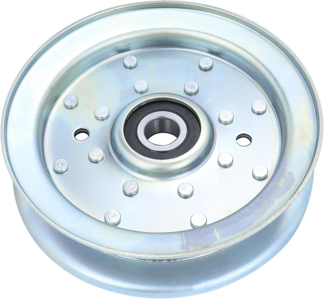 116-4665 Flat Idler Pulley Replaces eXmark 116-4665 Pulley, 126-9187, 1-403186, E403186, Toro 136-5405, 132-5156, Oregon 34-313 for Toro Z Master Commercial, Mid-Size Proline, eXmark Lazer Z