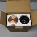 Home EC Original Copper Salt and Pepper Grinder Set of 2 - Adjustable Ceramic Grinder - Tall Glass Salt and Pepper Shakers With Funnel and Ebook - Kitchen Spice Mill - Copper Kitchen Accessories