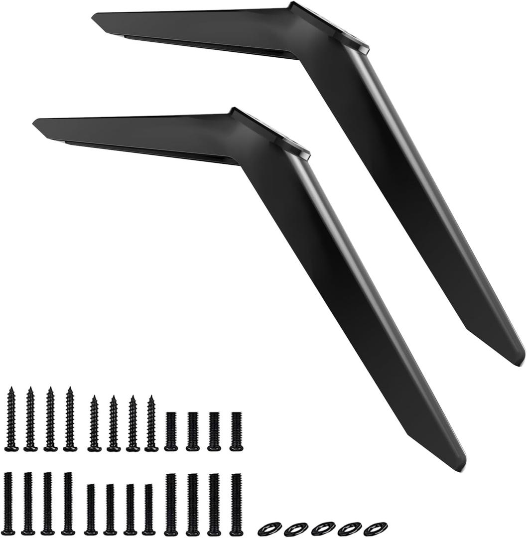 TV Stand Legs for Onn Smart Tv - Only for 40" 42" 50" TV 100005842 100068372 100007147 with Screws, Please Check TV Models Before Purchase