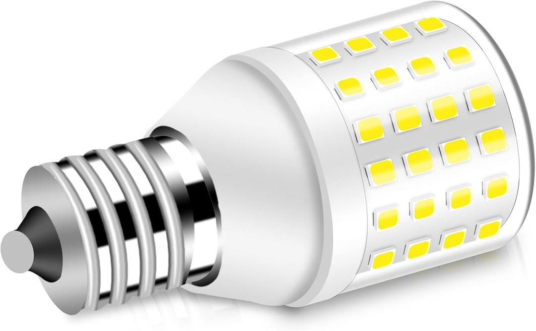 ZHENMING KEI D28X KEL 2816X Refrigerator Bulb 3w KEI D28A KEL2811 Freezer Bulb Replacement s02 E17 3.8W 40W Halogen Equivalent Daylight White 5000K 1 Pack