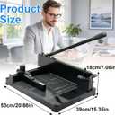 12 Inch Heavy Duty Guillotine Paper Cutter, 400 Sheet Capacity