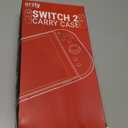 Orzly Case Compatible with Nintendo Switch 2 Protective Carry Case (2025 Model) with Screen Padding, Game Card microSD Pockets for Console and Accessories Screen Size 7.9" - Gift Boxed (Black)