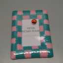 Tufted Picture Frame  Fits 4"×6" Photos Checkeredboard Pattern