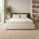 Bedsure 9x12 Faux Wool Area Rugs for Living Room, Machine Washable Carpet, Non-Slip Backing, Pet Friendly Throw Rug for Bedroom Dining Room, Natural Ivory