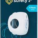 Safety 1st Parent Grip Door Knob Covers, White, One Size,4 Count (Pack of 1) (HS3260600)