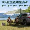 10 x 6.56 FT Portable Camping Awning for SUV