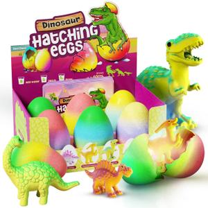 Dinosaur Hatching Surprise Eggs for Kids - 6 Pack - Grows 600% - Dino Egg Toys for Boys & Girls Age 3-8 - Gift Ideas, Party Favors, Basket Stuffers - Gifts for Girls Ages 3 4 5 6 7 8 Dinosaur Hatching Surprise Eggs for Kids - 6 Pack - Grows 600% - Dino Egg Toys for Boys & Girls Age 3-8 - Gift Ideas, Party Favors, Basket Stuffers - Gifts for Girls Ages 3 4 5 6 7 8