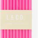 20 Count Tall Skinny Hot Pink Solid Birthday Cake Candles for Birthday Wedding Party Cakes Decorations