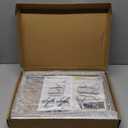 SOCONT Stainless Steel Slide-Out Trash Bin Rack, Enhanced Heavy-Duty Cabinet Pull-Out System for 7–11 Gallon Cans, Silver (Bin Not Included)