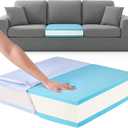 WooPetty Couch Cushion Replacement 3 Layer Thickened 26"x26"x5"(Firm)