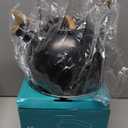 Tea Kettle -3.0 Quart Whistling Tea Kettle for Stove Top Stainless Steel Tea Pot Stovetop Food Grade Water Kettle with Wood Pattern Handle for Coffee/Tea/Milk Kettle Pot -Black