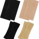 4 Pairs Slimming Arm Shaper and Thigh Slimmers Set, Elastic Compression Arm Shapers Upper Arm Sleeve Slimming Thigh Sleeves Thigh Wraps Slim for Women