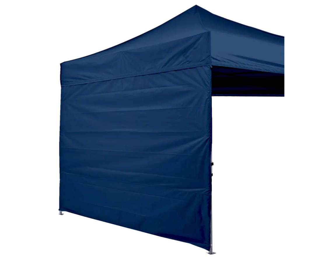 ABCCANOPY Instant Canopy SunWall 10x10 FT, 1 Pack Sidewall Only, No Frame or Top, Navy Blue