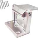 Door Lock Reinforcer Privacy Door Latch for Hotel Security Door Lock Privacy Door Latch for in-Swinging Doors Extra High Home Door Security Lock (1 Pack)