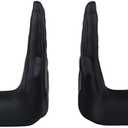 Black Hand Bookends, 6.7Inch Tall Classic Decorative Resin Book Shelf Organizers with Left and Right Hands Book Stopper (Hand)