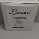 Lamosi 16 oz Coffee Cups 50 Pack, Disposable Coffee To Go Cups with Lids, Stir Sticks and Sleeves, 16 oz Black Hot Paper Cup for Home, Travel, Office