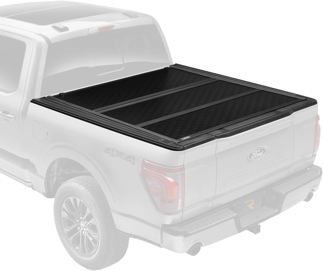 Gator EFX Hard Tri-Fold Truck Bed Tonneau Cover | GC34008 | Fits 2019 - 2025 Dodge Ram 1500 w/o RamBox, Does Not Fit w/ Multi-Function (Split) Tailgate 5' 7" Bed (67.4")