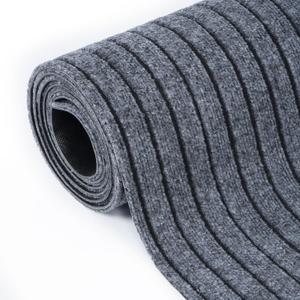 tonchean Runner Rug 3ft x 10ft, Carpet Runner, Indoor Outdoor Hallway Runner with PVC Non-Slip Backing, Washable Floor Carpet for Hallway, Kitchen, Entryway, Dining Room, Dark Gray